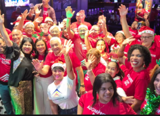 ADOMPRETUR celebra fiesta navideña 2025 para la historia