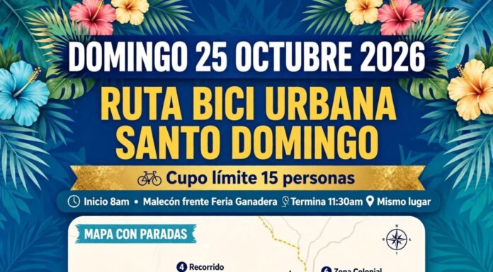 Ruta Bici Urbana recorrerá sectores históricos del Distrito Nacional